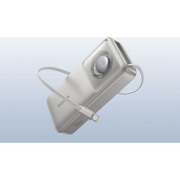 Powerbank Baseus OS Free2Pull 20000mAh 65W + kabel (szary)