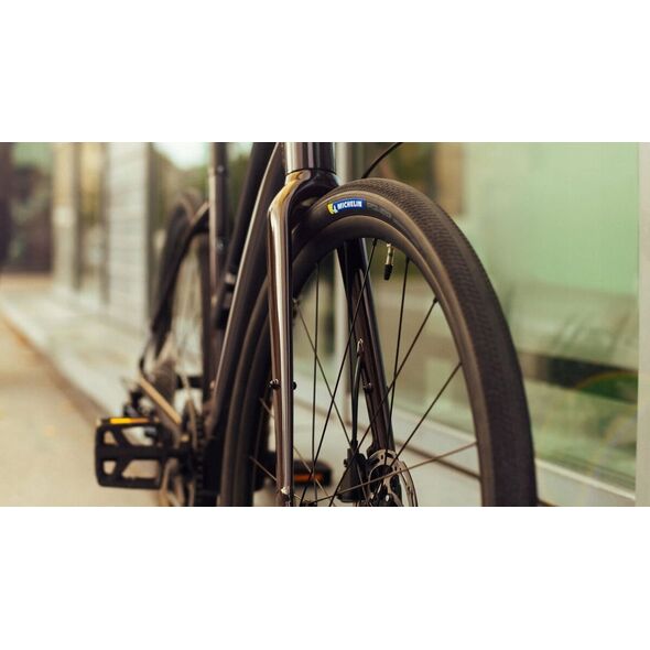 Πτυσσόμενο ελαστικό ποδηλάτου gravel MICHELIN 700X30C (μέγεθος ETRTO 30-622) POWER ADVENTURE (TPI 100) PREMIUM COMPETITION LINE έτοιμο για tubeless Sidewall BLACK