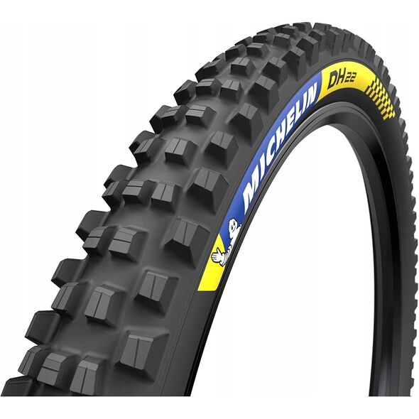 Ελαστικό ποδηλάτου MTB downhill MICHELIN 27.5X2.40 (μέγεθος ETRTO 61-584) DH22 (TPI 4X55) PREMIUM RACING LINE χωρίς σαμπρέλα Sidewall BLACK
