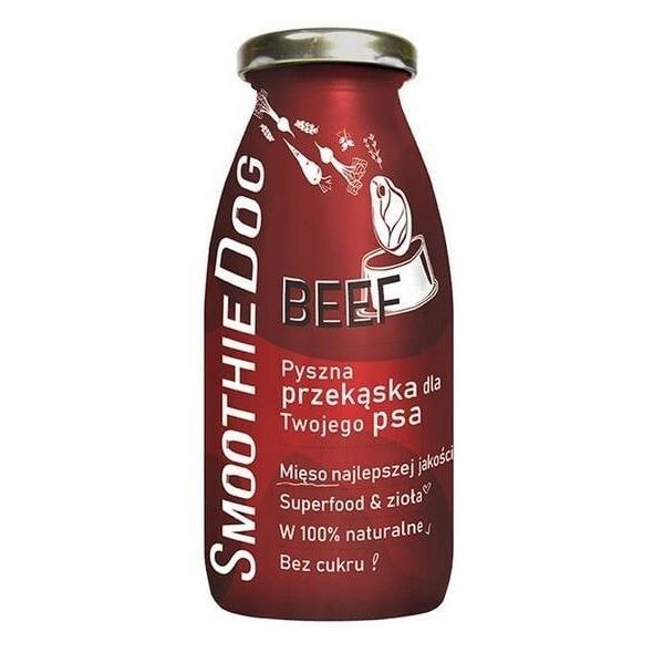SmoothieDog Płynna przekąska - wołowina 250ml