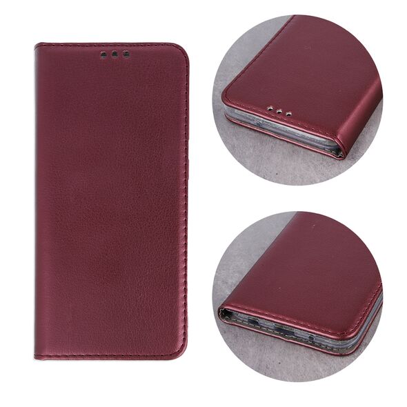 Θήκη KABURA MAGNETO MOTOROLA MOTO G75 ΜΠΟΡΝΤΩ