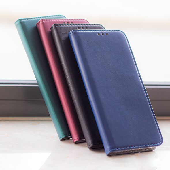 ΘΗΚΗ MAGNETO MOTOROLA MOTO G75 ΣΚΟΥΡΟ ΠΡΑΣΙΝΟ