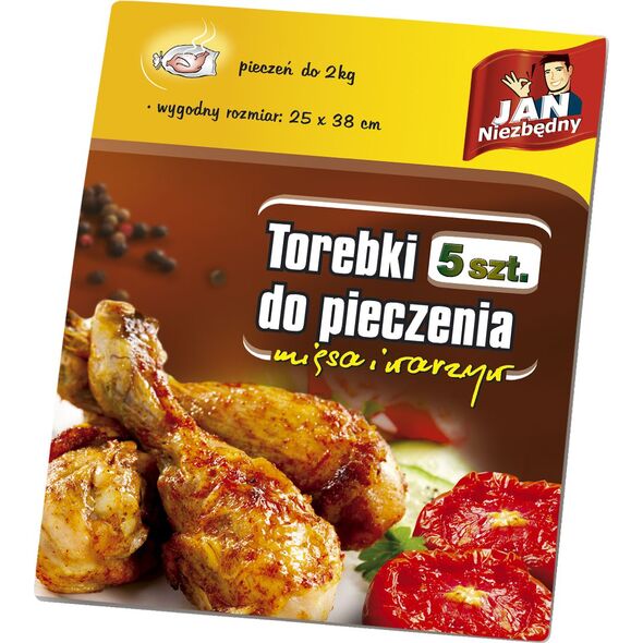 JAN Niezbędny Torebki do pieczenia 25x38cm 5szt (8571007815)