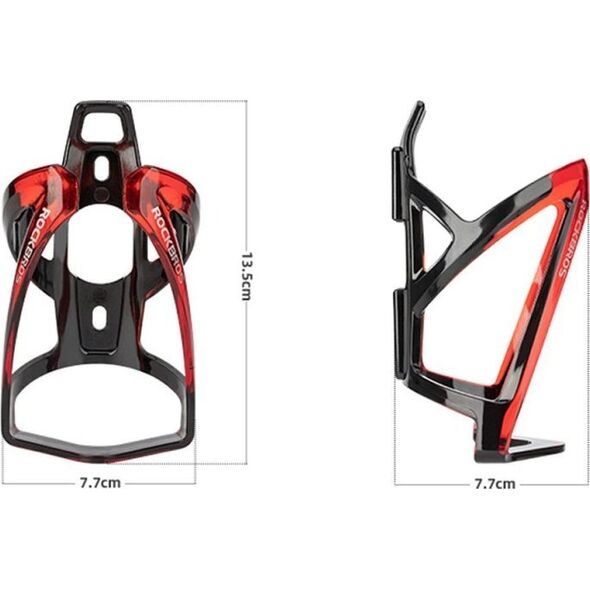 RockBros Uchwyt rowerowy Rockbros FK338 na bidon - czarno-czerwony