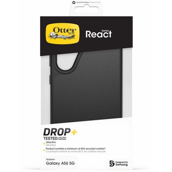 OtterBox React Galaxy A56 5G - μαύρο