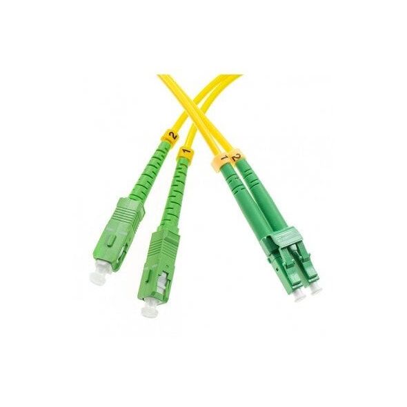 Patchcord SM SC/APC-LC/APC duplex  3m 9/125 3.0mm G652D