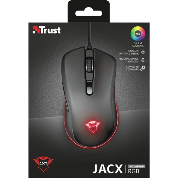 Mysz Trust GXT 930 Jacx RGB  (23575)