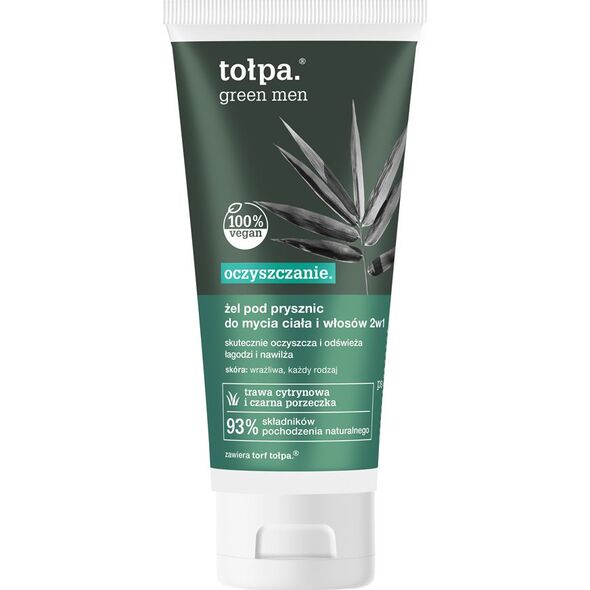 Tołpa Oczyszczanie. Żel pod prysznic do mycia ciała i włosów 2w1 200ml