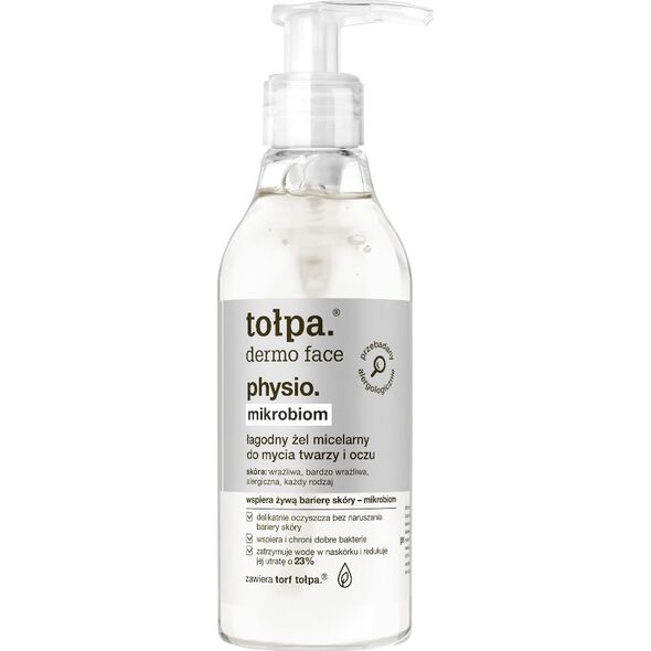 Tołpa Żel micelarny do mycia twarzy i oczu Physio Mikrobiom 195ml