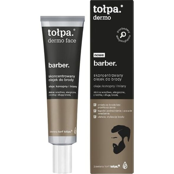 Tołpa Dermo barber skoncentrowany olejek do brody 75 ml