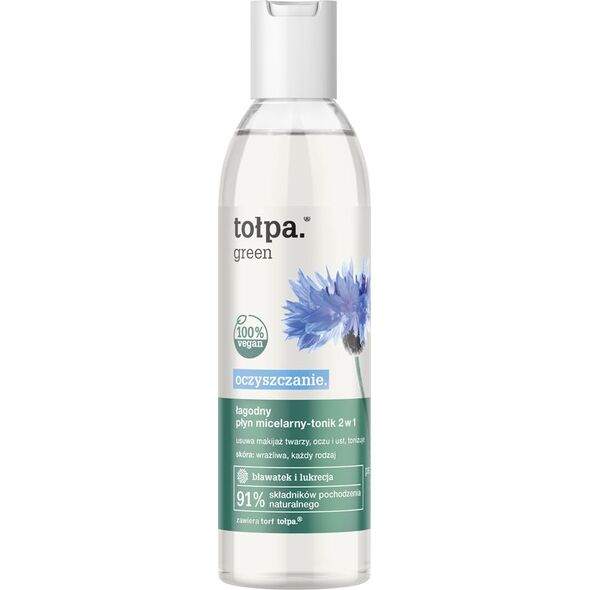 Tołpa Łagodny płyn micelarny - tonik 2w1 Oczyszczanie 200ml
