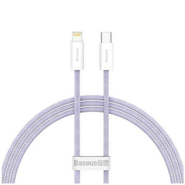 Baseus Καλώδιο USB-C σε Lightning Dynamic 2 Series, 20W, 2m Λιλά (CALD040305) (BASCALD040305) έως 12 άτοκες Δόσεις
