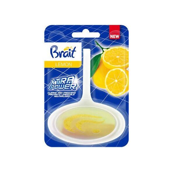 Brait Brait Xtra Power Kostka toaletowa do WC w koszyku -  Lemon 40g