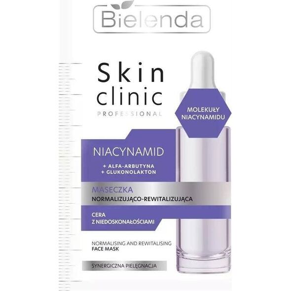 Bielenda Skin Clinic Professional Niacynamid maseczka normalizująco-rewitalizująca 8g