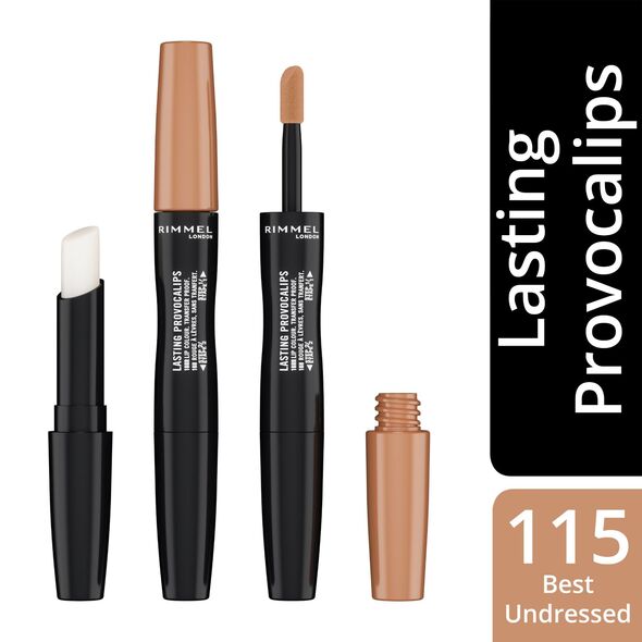 RIMMEL_Lasting Provocalips długotrwała pomadka do ust 2w1 115 Best Undressed 6ml