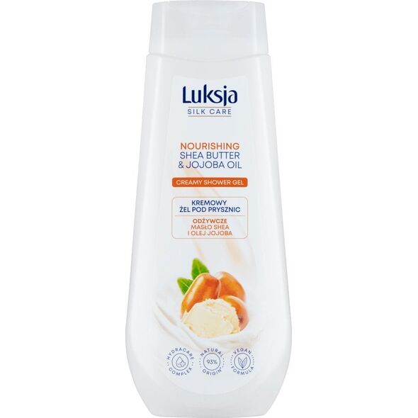 Luksja Luksja Silk Care Kremowy żel pod prysznic odżywcze masło shea i olej jojoba 500 ml