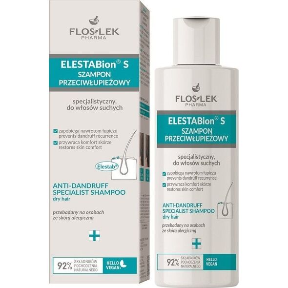 Floslek Floslek ELESTABion S szampon przeciwłupieżowy specjalistyczny do włosów suchych 150ml