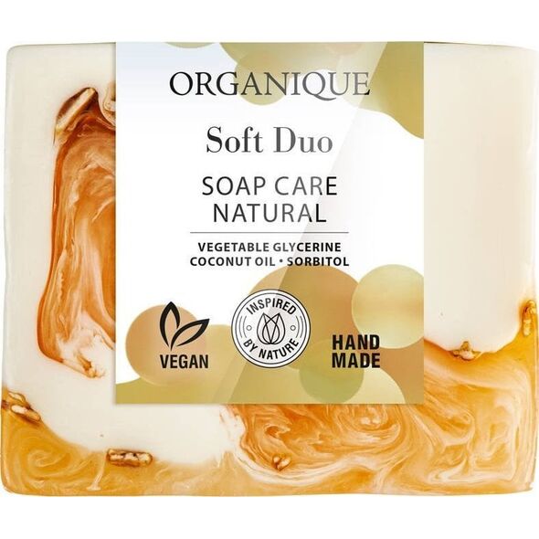 Organique ORGANIQUE Mydło naturalnie pielęgnujące Soft Duo 100g