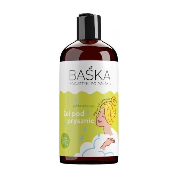 Solverx BAŚKA Kosmetyki Po Polsku Jabłuszkowy Żel pod prysznic 500ml