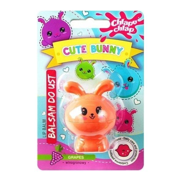 Chlapu Chlap CHLAPU CHLAP Balsam do ust Cute Bunny - winogrono 1szt