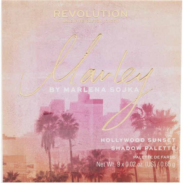 Makeup Revolution Makeup Revolution X Marley by Marlena Sojka Paletka cieni do powiek Hollywood (9) 1szt