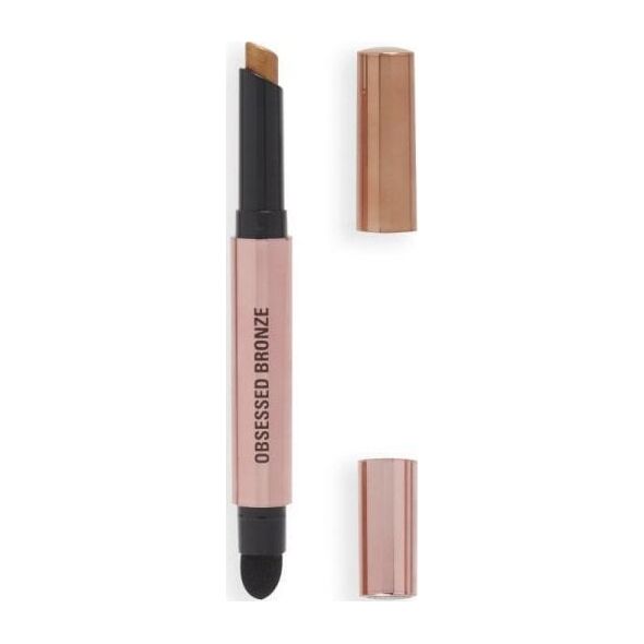 Makeup Revolution Makeup Revolution Lustre Wand Eyeshadow Stick Cień do powiek w sztyfcie - Obsessed Bronze 1szt