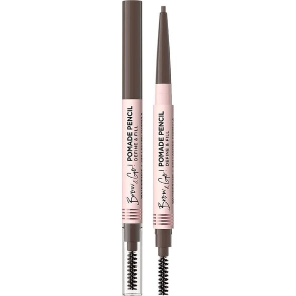 Eveline Brow & Go! pomada do brwi w kredce Dark Brown