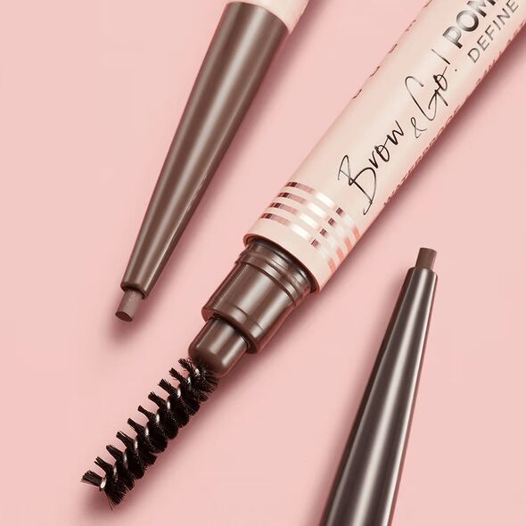 Eveline Brow & Go! pomada do brwi w kredce Dark Brown