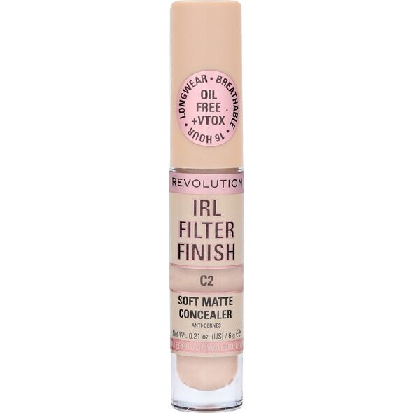 MAKE UP REVOLUTION Makeup Revolution IRL Filter Finish Korektor w płynie C2 6g