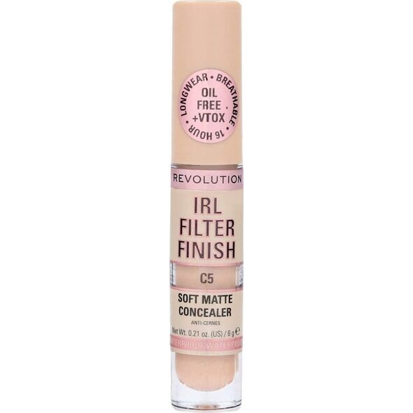 MAKE UP REVOLUTION Makeup Revolution IRL Filter Finish Korektor w płynie C5 6g
