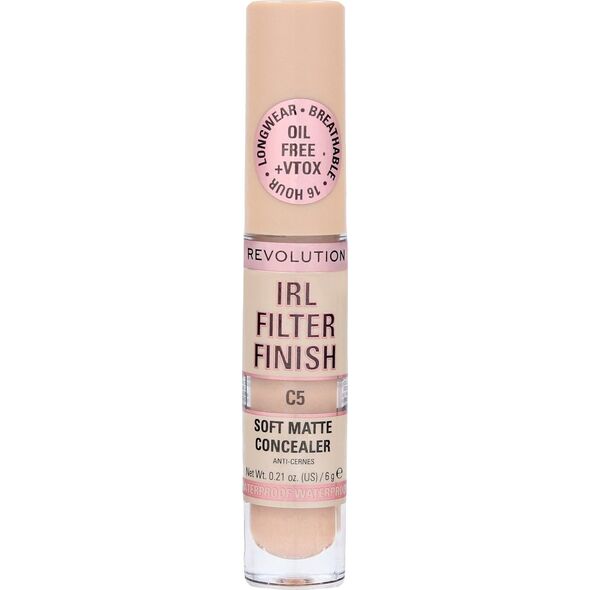 MAKE UP REVOLUTION Makeup Revolution IRL Filter Finish Korektor w płynie C5 6g