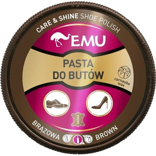 Vaco EMU Pasta do butów - brązowa 50ml
