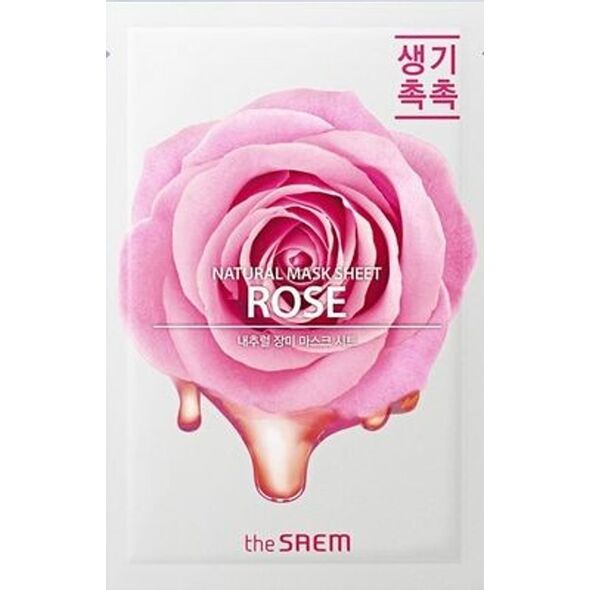 theSaem The SAEM Natural Mask Sheet Maska na tkaninie - Rose 21ml
