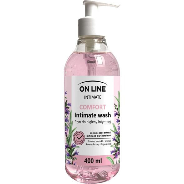 Forte Sweeden On Line Intimate Płyn do higieny intymnej Comfort z ekstraktem z szałwii 400ml