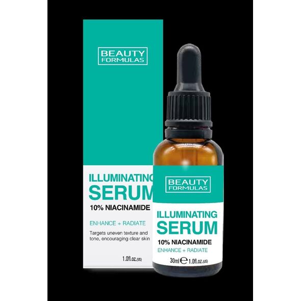 Beauty Formulas BEAUTY F TWARZ Serum 10%Niacinamid rozświet. 30ml