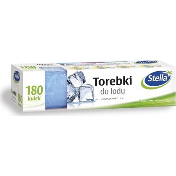 Stella STELLA Torebki do lodu zawiązywane 180 kulek XXL box