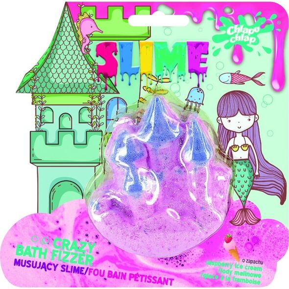 Chlapu Chlap Musujący Slime ZAMEK lody malinowe