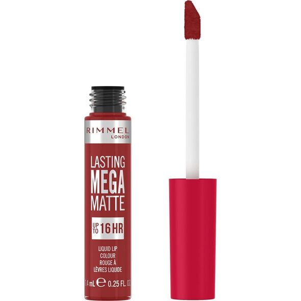 Rimmel  Rimmel Lasting Mega Matte długotrwała matowa pomadka w płynie do ust 500FireStarter 7.4ml