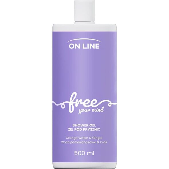 Online USV Systeme ON LINE Emocje Żel pod prysznic Free - imbir i woda pomarańczowa 500 ml