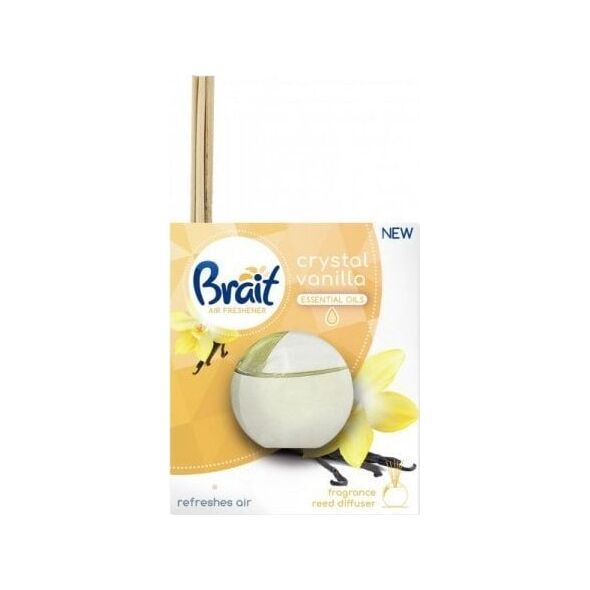 Brait Air Freshener Patyczki odświeżające + Płyn Crystal Vanilla 40ml