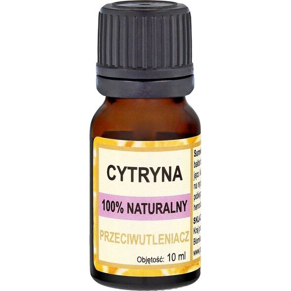 Biomika 100% Naturalny Olejek cytrynowy 10ml