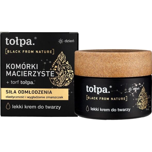 Tołpa Black From Nature - Siła odmłodzenia - Lekki krem do twarzy na dzień 50ml