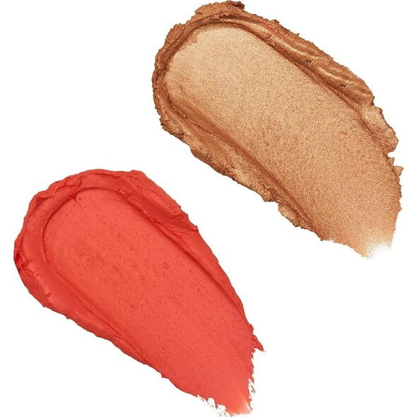 Makeup Revolution Blush & Highlight Stick Róż i Rozświetlacz w sztyfcie 4g Coral Dew (02)