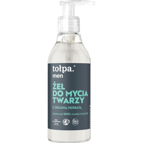 Tołpa Men Żel do Mycia Twarzy z Zieloną Herbatą 195ml
