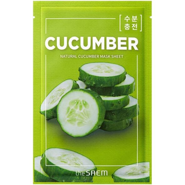 SAEM Natural Cucumber Maska w płachcie - Ogórek