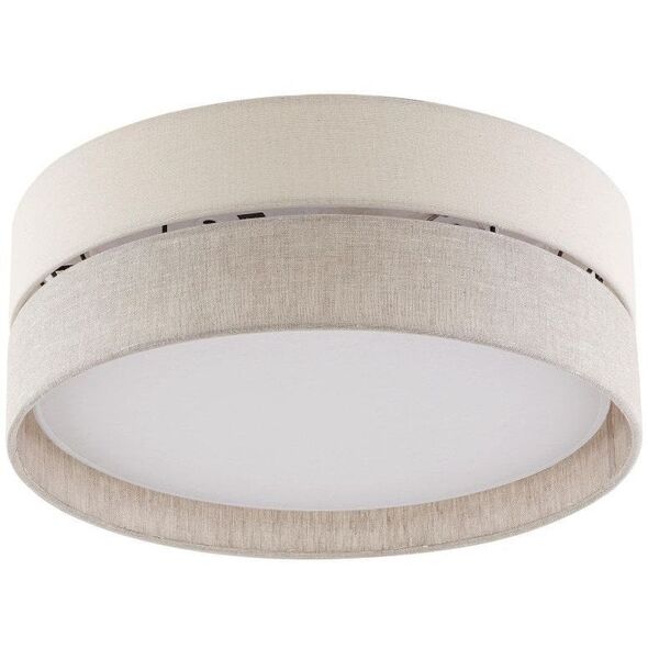TK Lighting Eco 5775 πλαφονιέρα φωτιστικό οροφής 3x15W E27 λευκό/γκρι