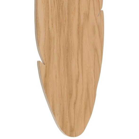 TK Lighting Hoja Wood 4678 απλίκα ξύλινο φύλλο φωτιστικό τοίχου 2x6W G9 ξύλο