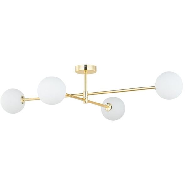 Φωτιστικό οροφής TKKRYWULT Sarius Gold 4738 4x6W G9 χρυσό/λευκό