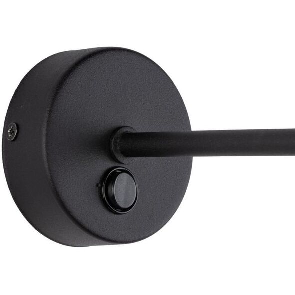 TK Lighting Harmony 5950 απλίκα τοίχου 1x15W E27 μαύρο/γιούτα
