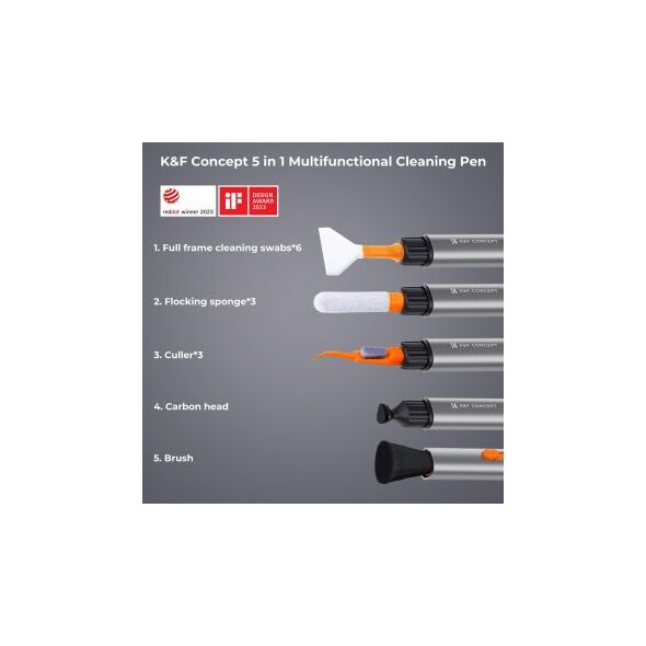 Σετ καθαρισμού K&F Concept Versatile Swith Cleaning Pen Kit για πλήρους καρέ αισθητήρες